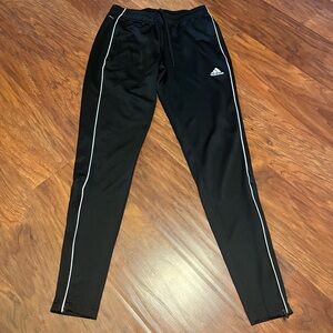 Black adidas joggers